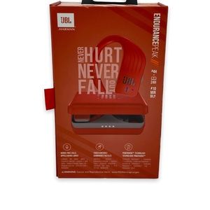 JBL Endurance Peak Wireless Bluetooth
Waterproof Headphones Red NEW
SEALED
